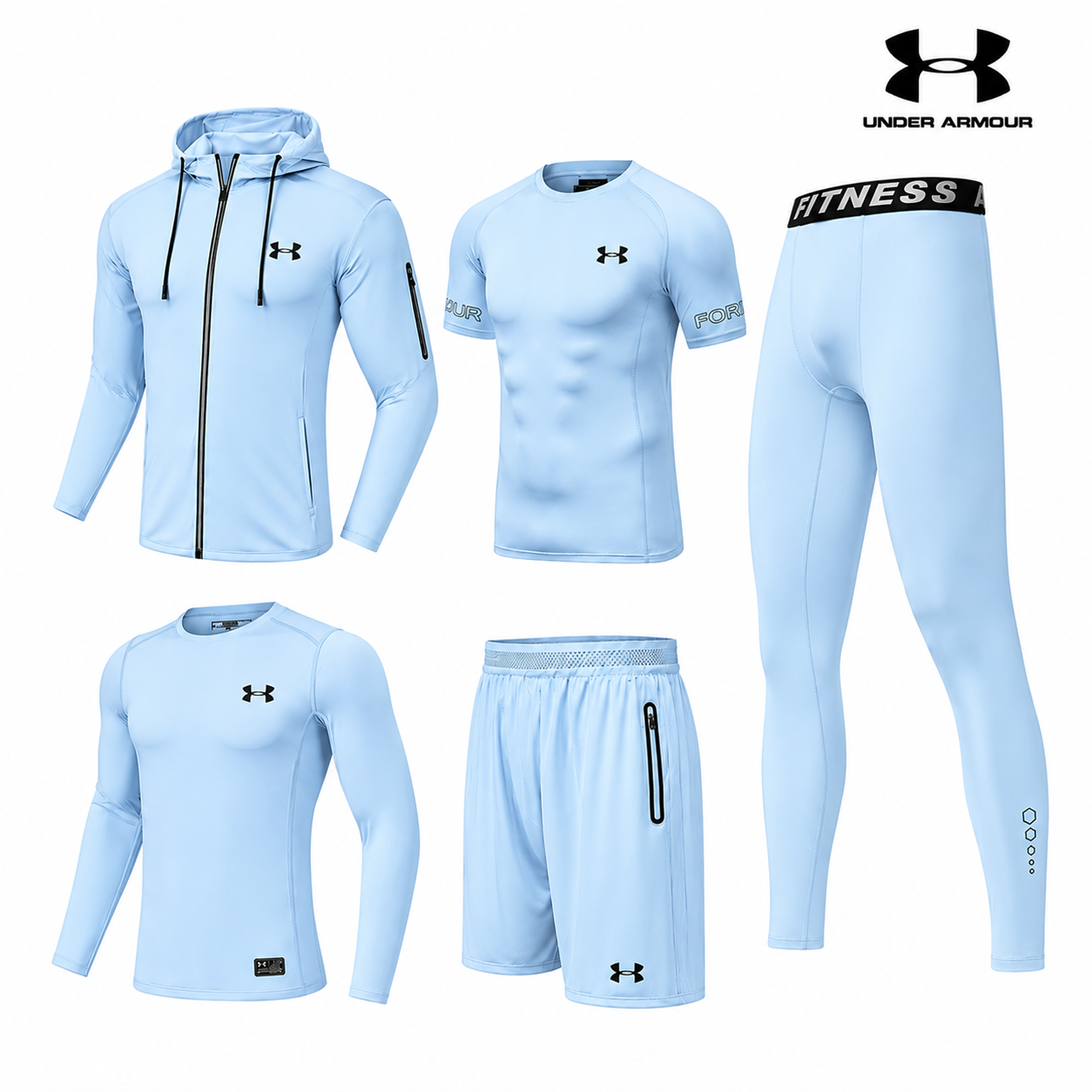 Premium five-piece sportswear set