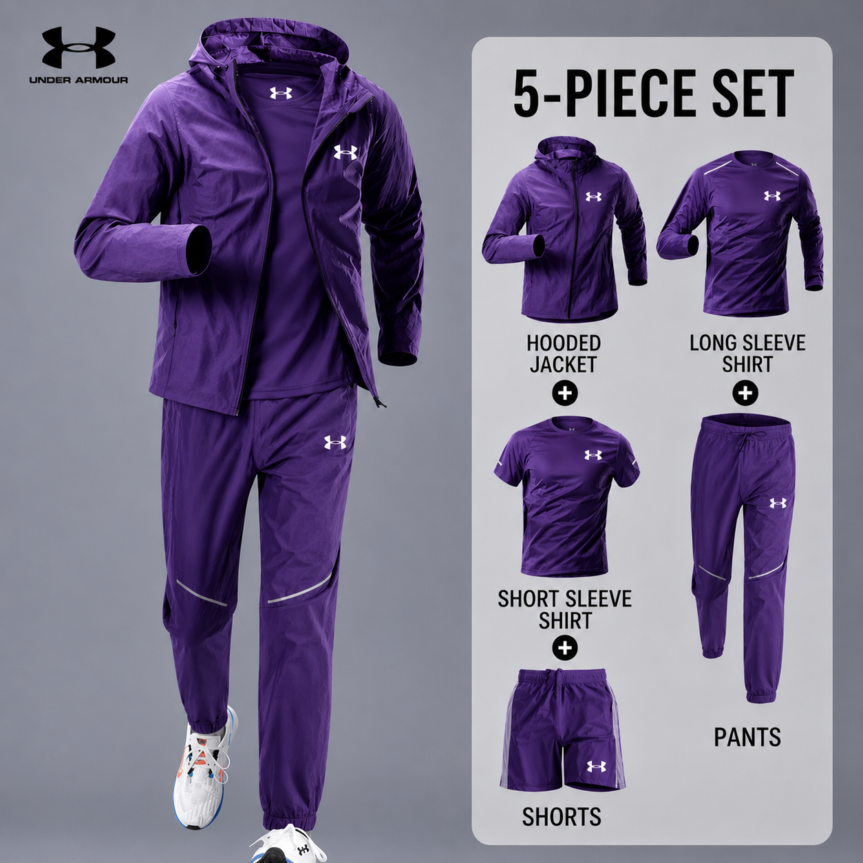 Premium five-piece casual suit