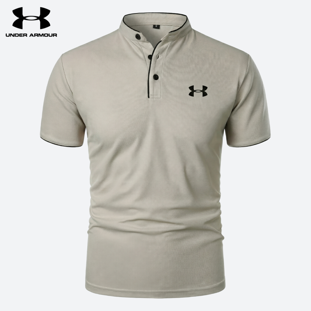 UA™ | Polo Homme Technique Col Mao Liseré