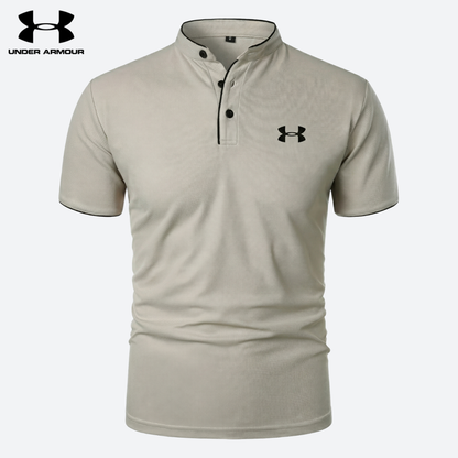UA™ | Polo Homme Technique Col Mao Liseré
