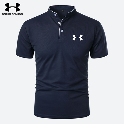 UA™ | Polo Homme Technique Col Mao Liseré