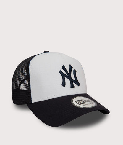 New York Yankees Team Colour Block Trucker Cap