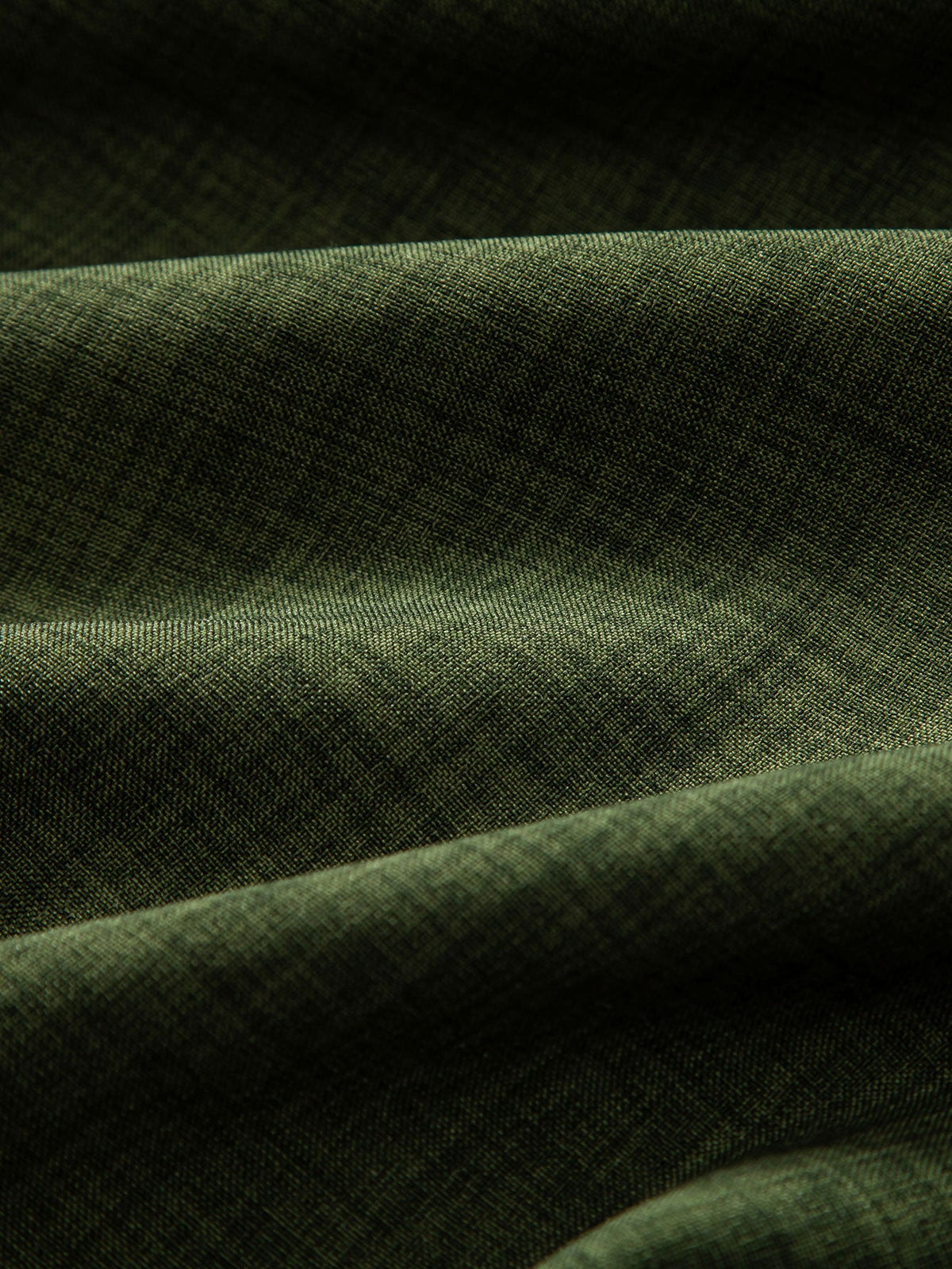 Short Sleeve Stand Collar Shirt & Straight Leg Linen Pants