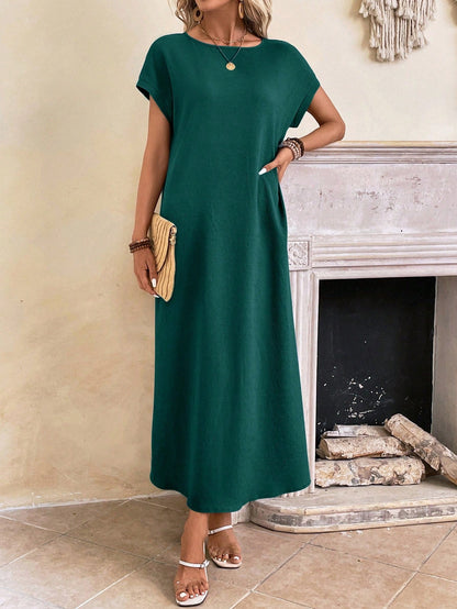 Stella - Casual Batwing Tunic Dress