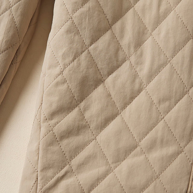 DIAMOND-QUILTED INSULATED HAREM PANTS