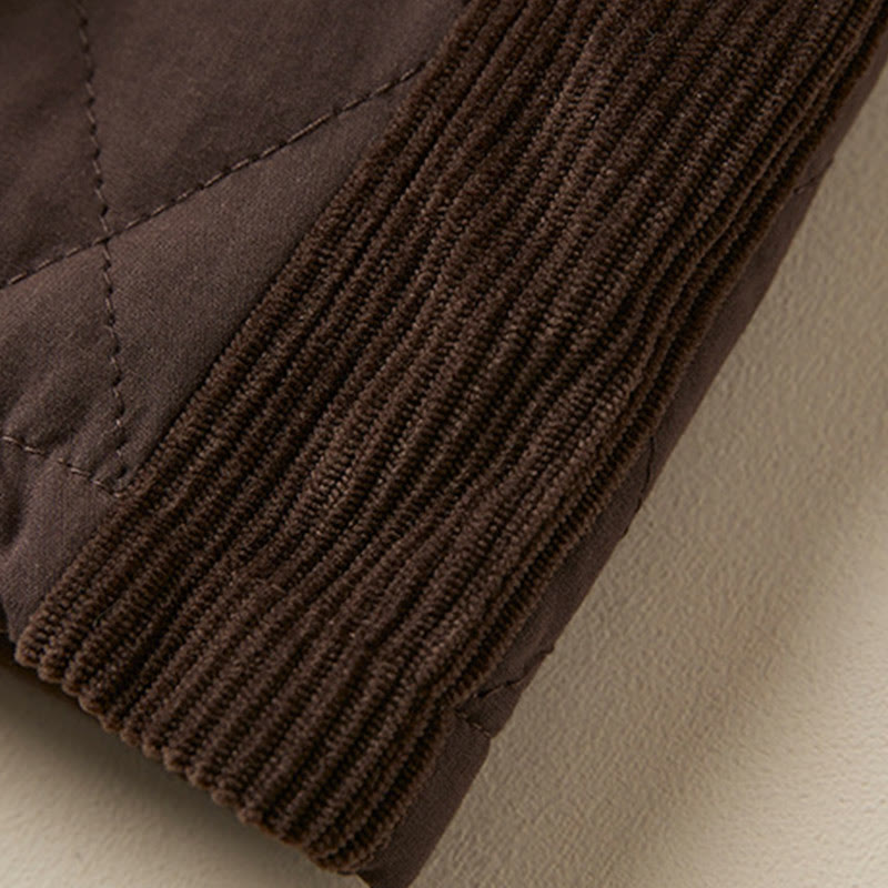DIAMOND-QUILTED INSULATED HAREM PANTS