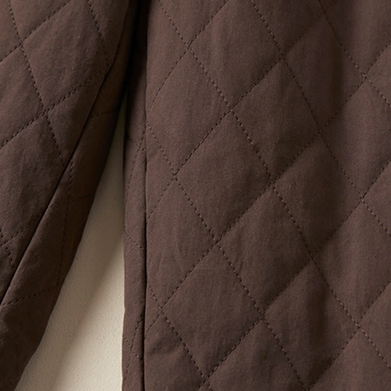 DIAMOND-QUILTED INSULATED HAREM PANTS