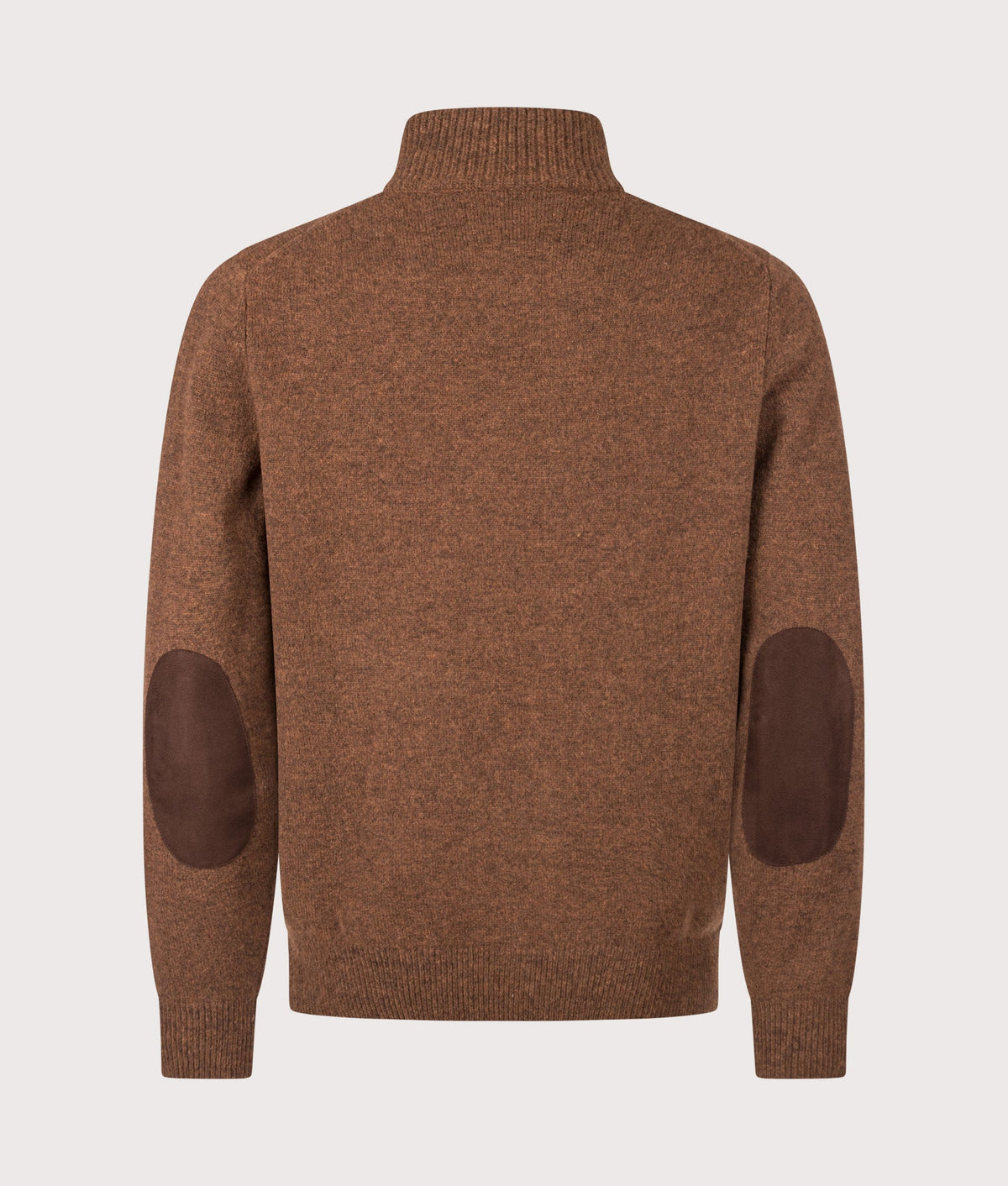 Essential Patch Quarter Zip Knitted Jumper