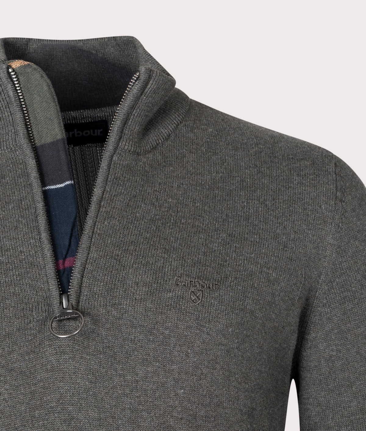 Quarter Zip Cotton Knit