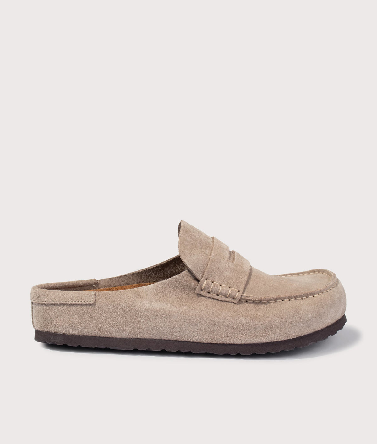 Naples Wrapped Suede Leather Clogs