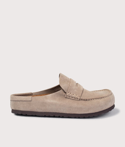 Naples Wrapped Suede Leather Clogs