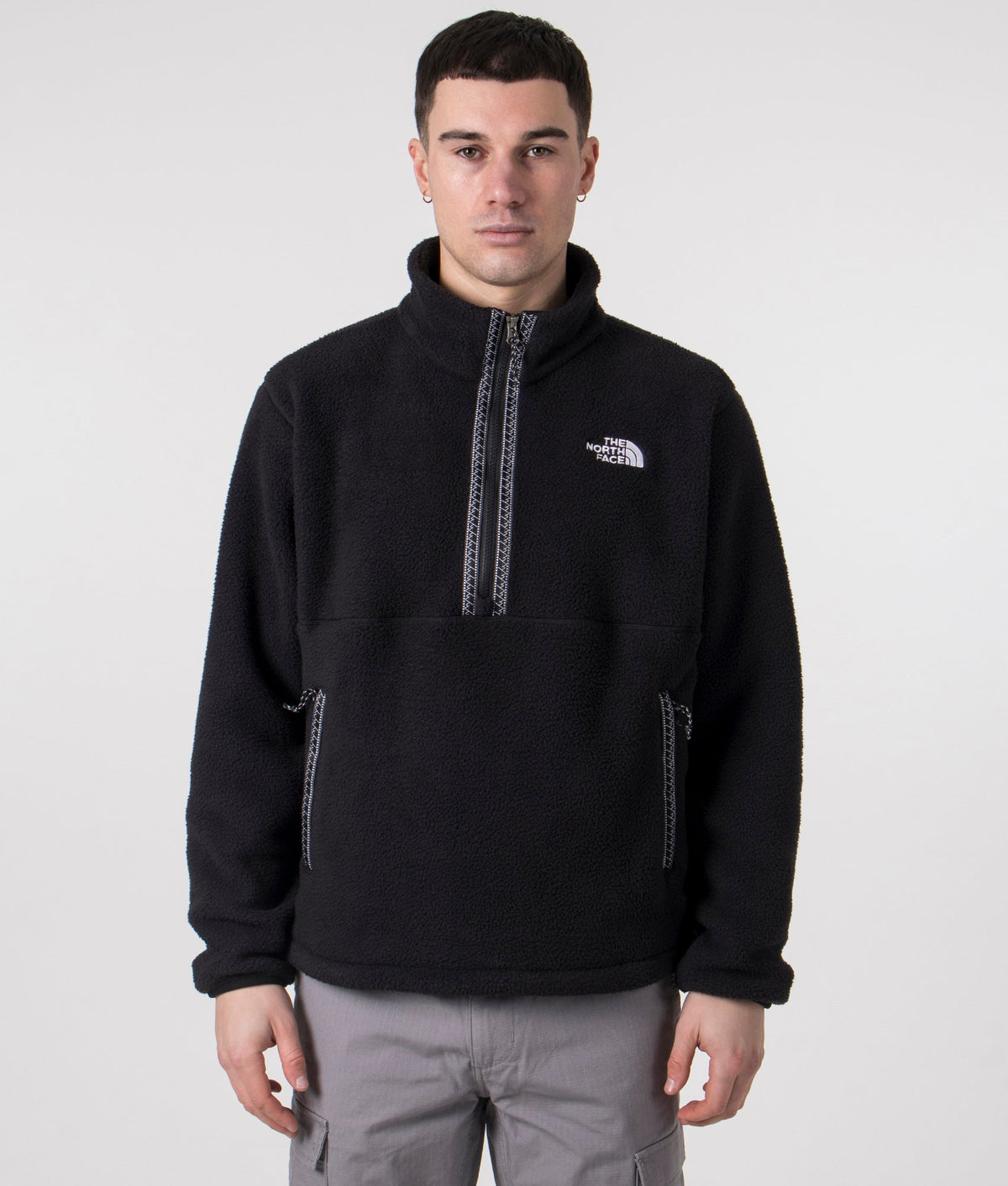 Relaxed Fit Quarter Zip Fleeski