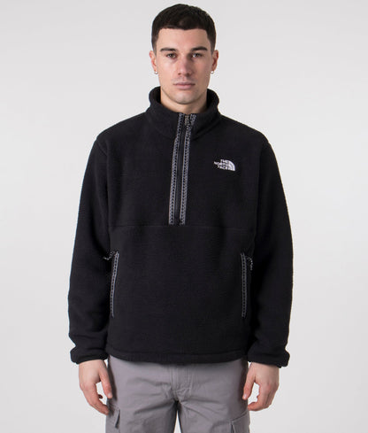 Relaxed Fit Quarter Zip Fleeski