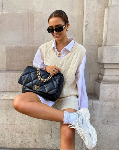 MARTA KNITTED VEST & SHORTS