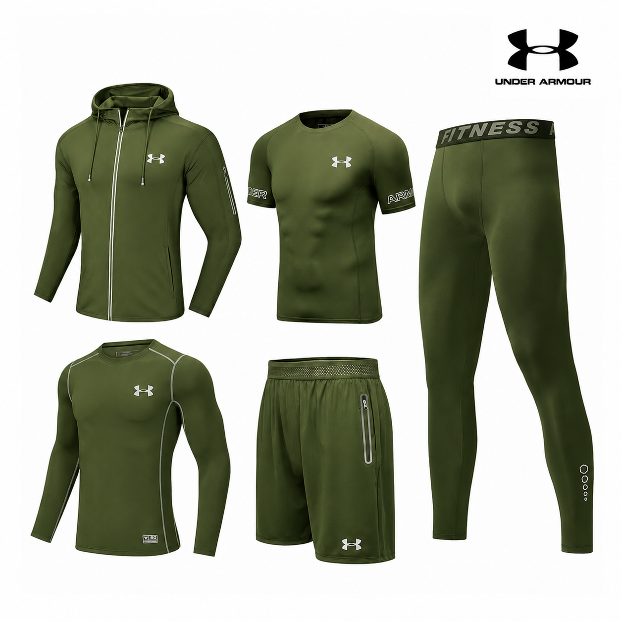 Premium five-piece sportswear set