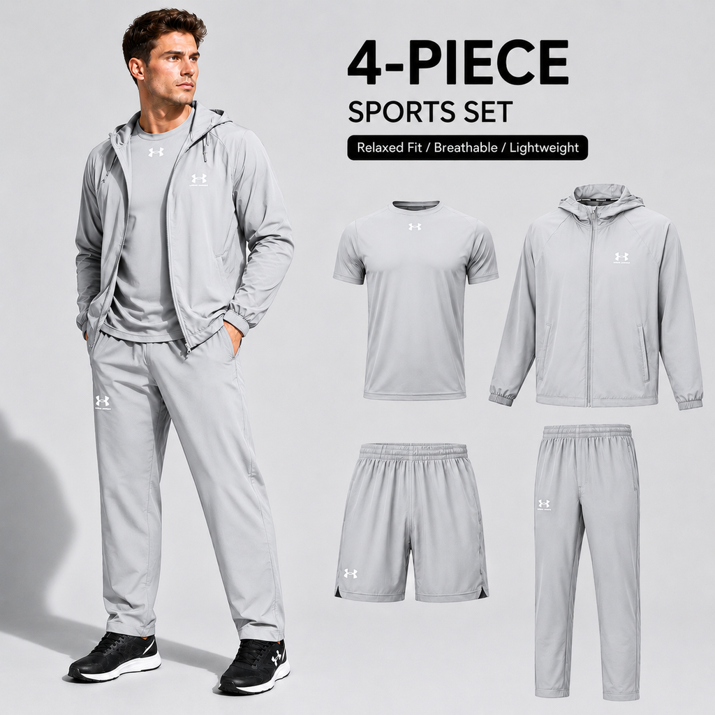 Men's Casual Sports Four-Piece Set