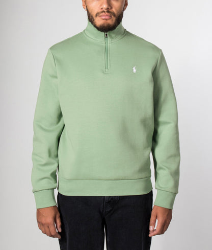 Double-Knit Quarter Zip Sweatshirt