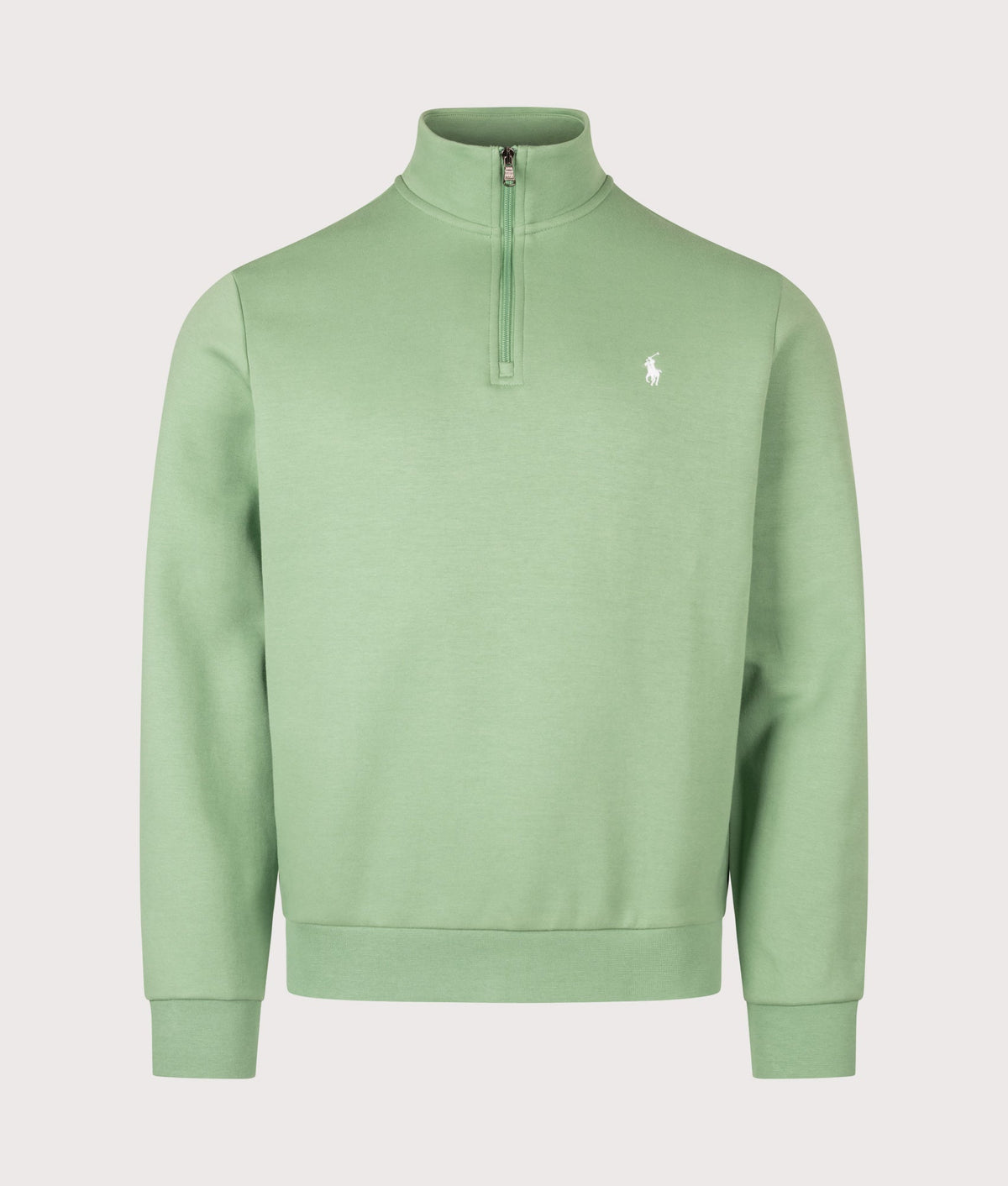 Double-Knit Quarter Zip Sweatshirt