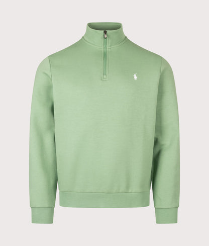 Double-Knit Quarter Zip Sweatshirt
