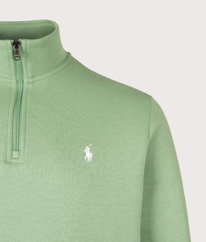 Double-Knit Quarter Zip Sweatshirt