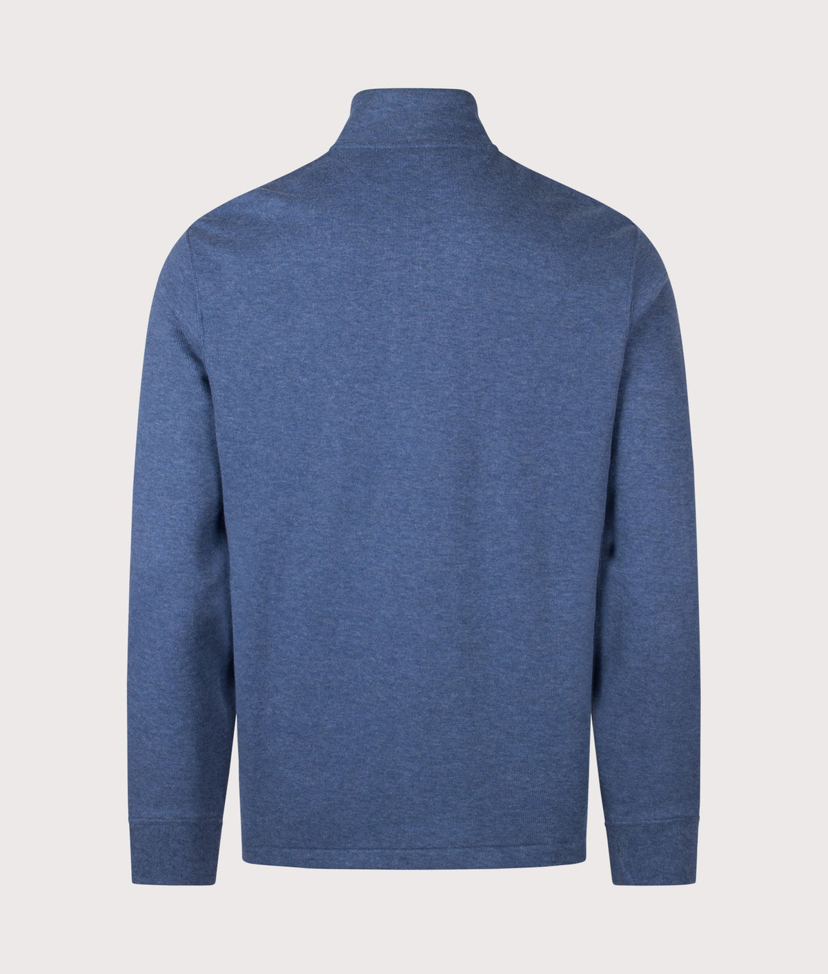 Loose Fit Estate-Rib Quarter Zip Knit Jumper