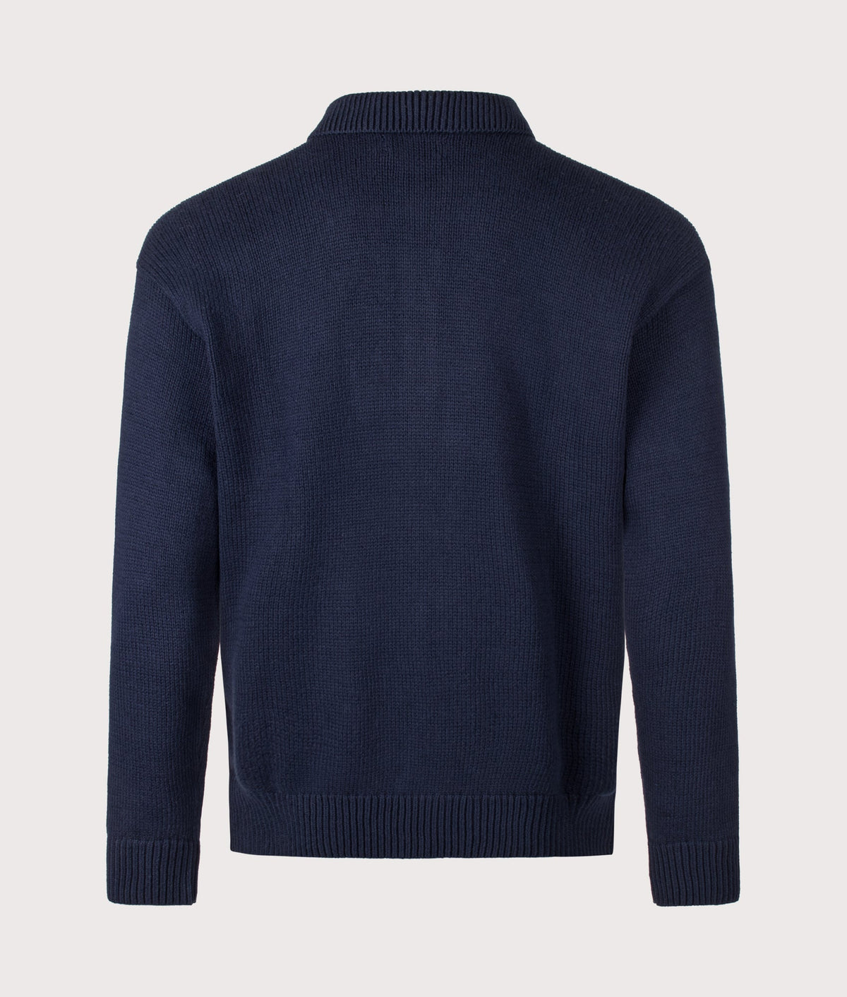Relaxed Fit Knitted Cotton Jumper