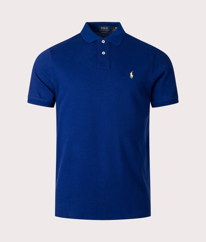 Custom Slim Fit Mesh Polo Shirt