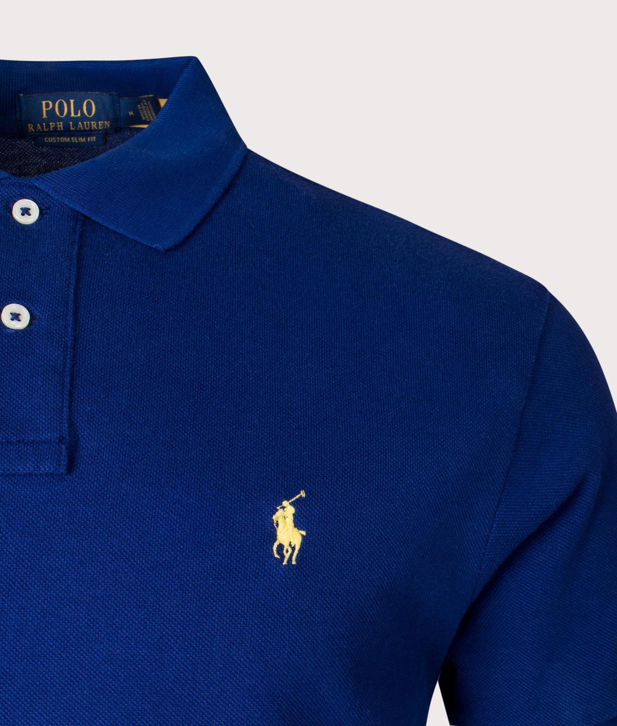 Custom Slim Fit Mesh Polo Shirt
