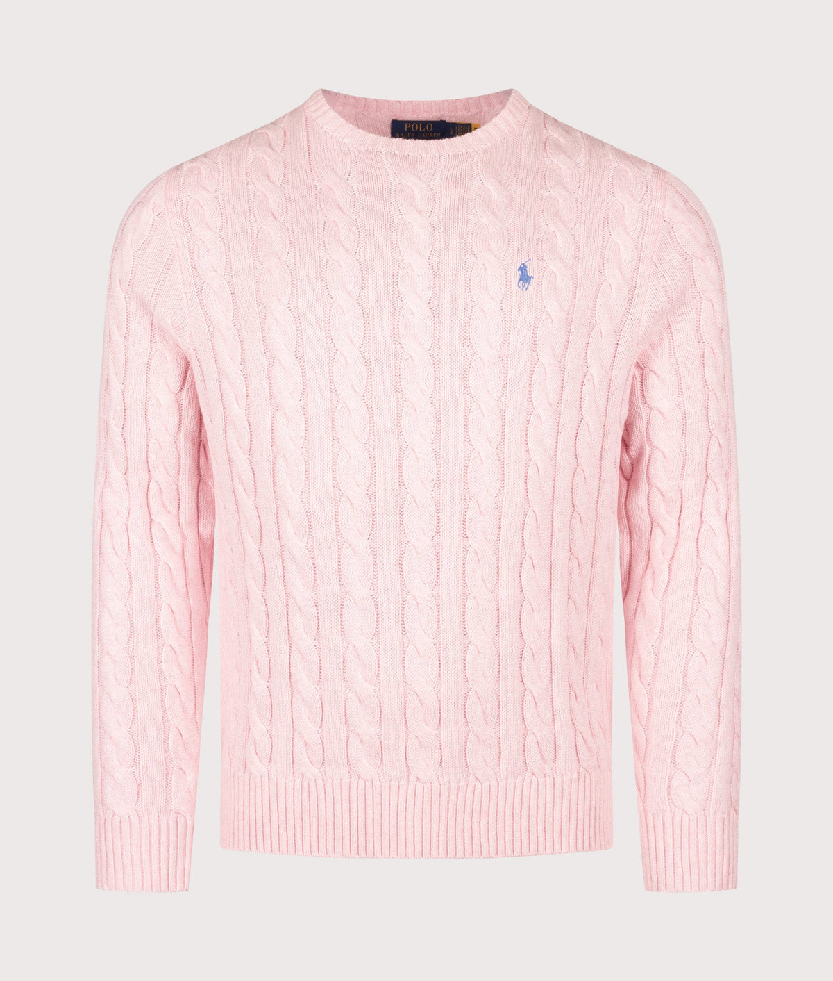 Regular Fit Cable Knit Cotton Jumper