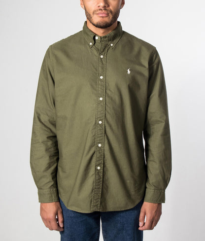 Custom Fit Garment-Dyed Oxford Shirt