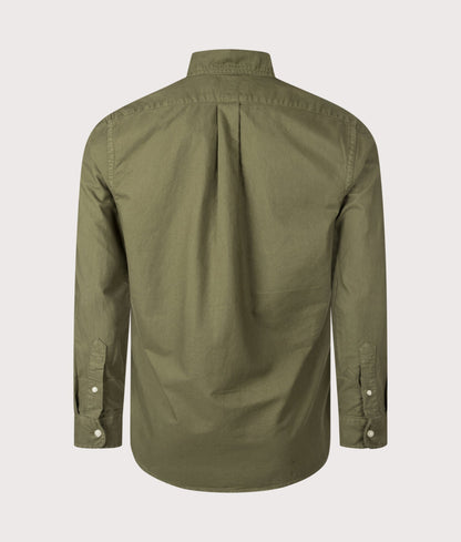 Custom Fit Garment-Dyed Oxford Shirt