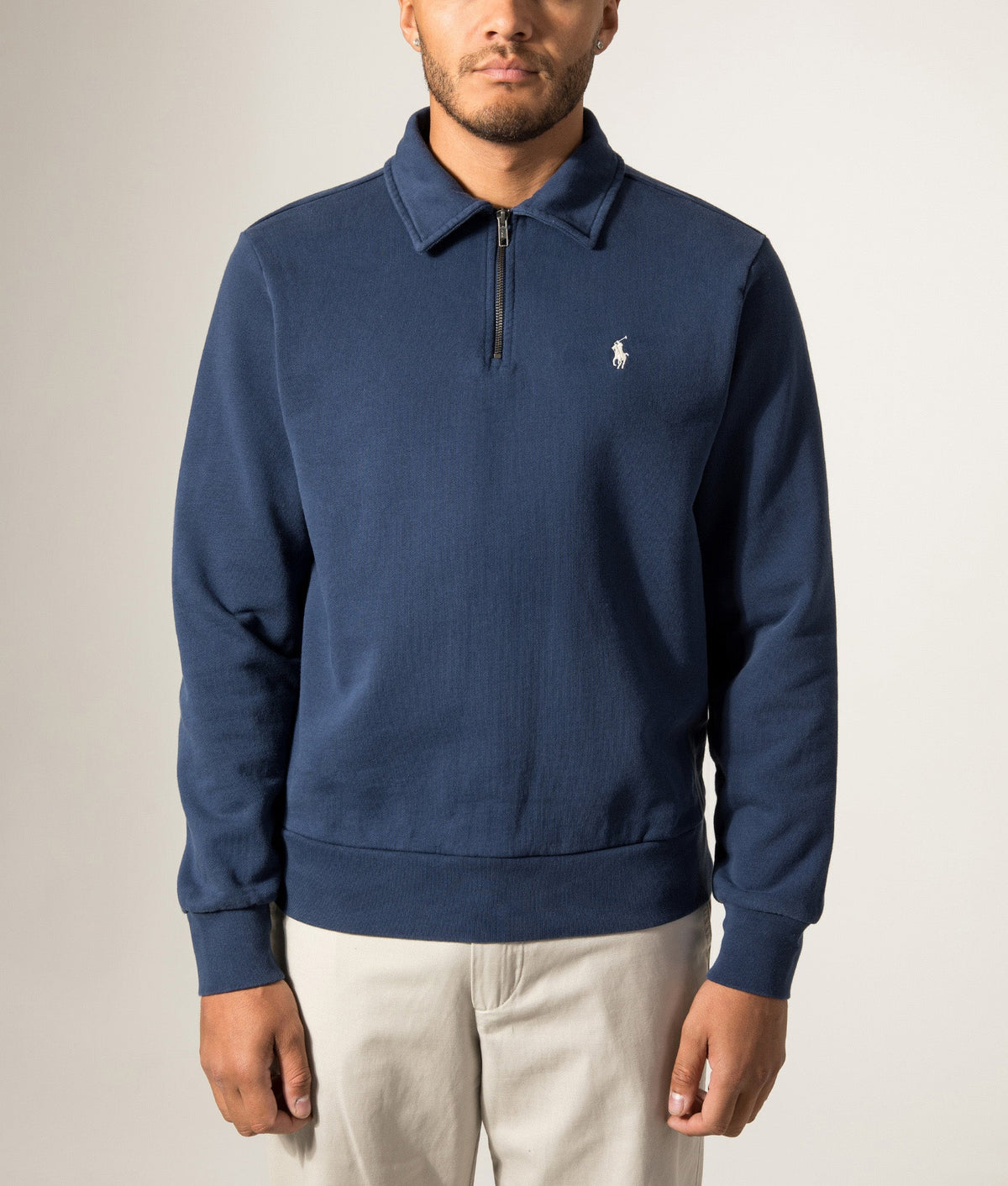 Loopback Quarter Zip Sweatshirt