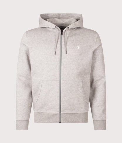 Zip Through Double Knit Hoodie