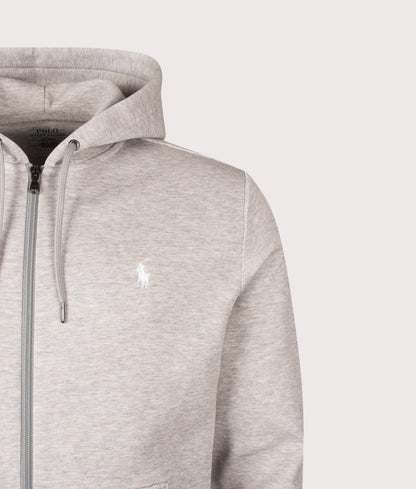 Zip Through Double Knit Hoodie