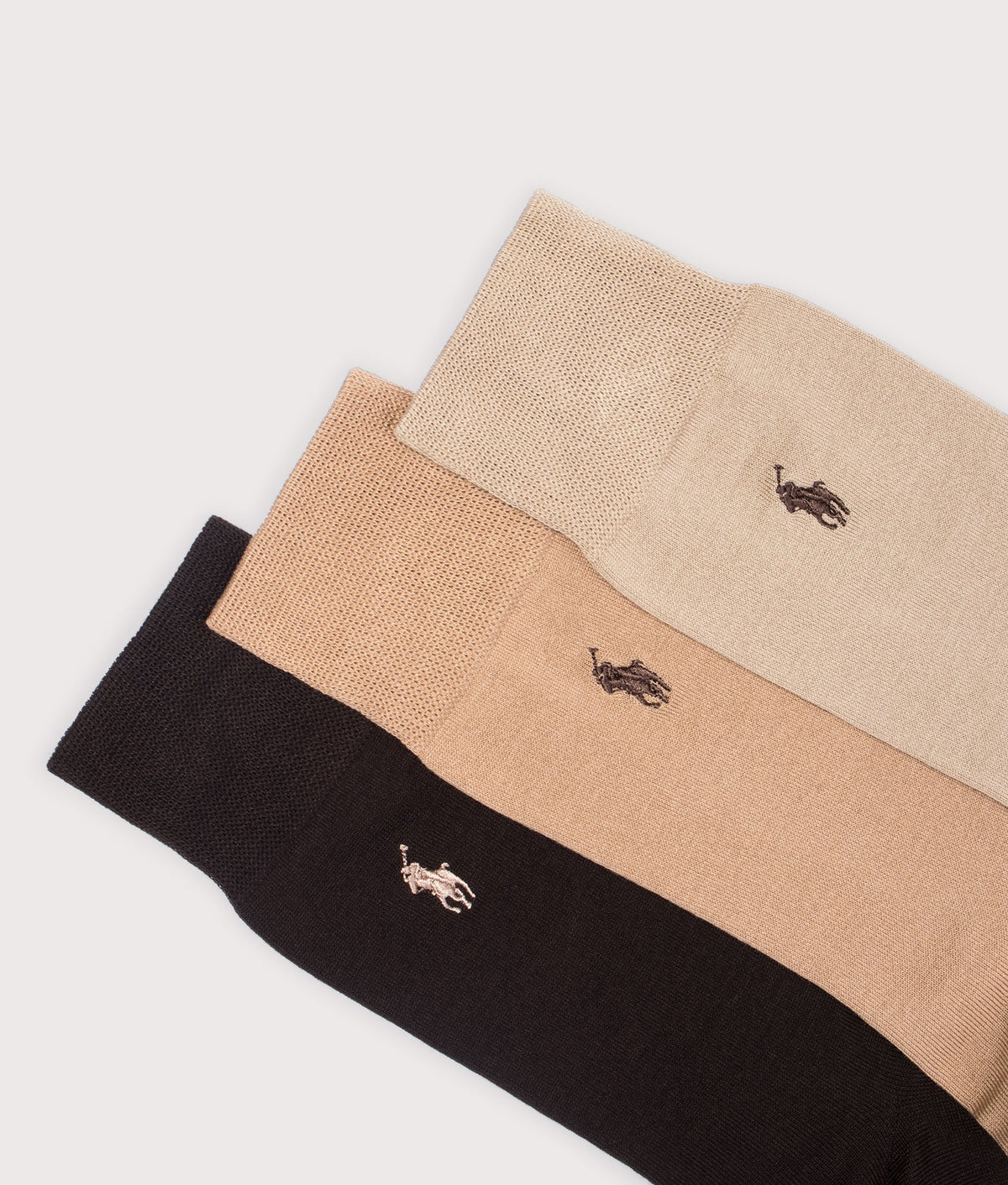 3 Pack of Cotton Blend Crew Socks