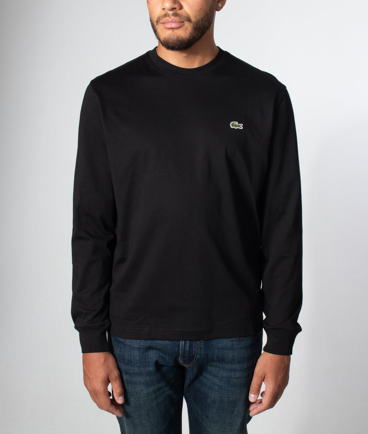 Classic Fit Long Sleeved Cotton T-Shirt