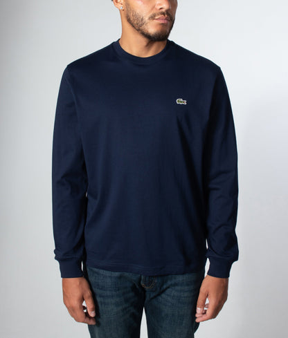 Classic Fit Long Sleeved Cotton T-Shirt