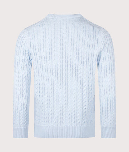 Regular Fit Cable Knitted Jumper