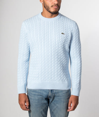 Regular Fit Cable Knitted Jumper