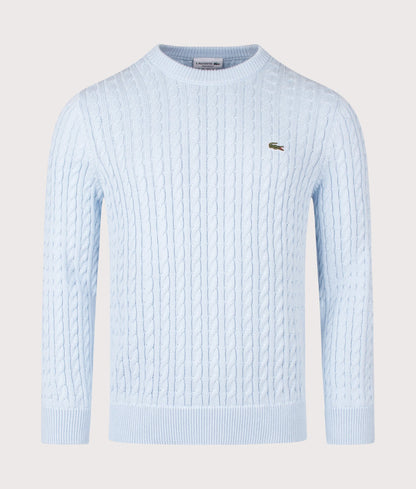 Regular Fit Cable Knitted Jumper