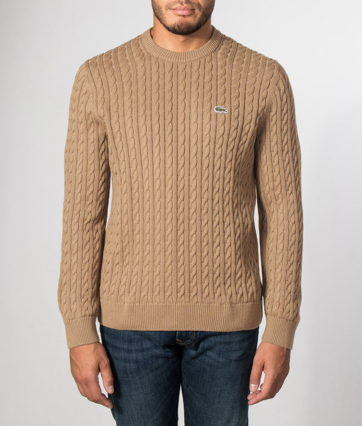 Regular Fit Cable Knitted Jumper