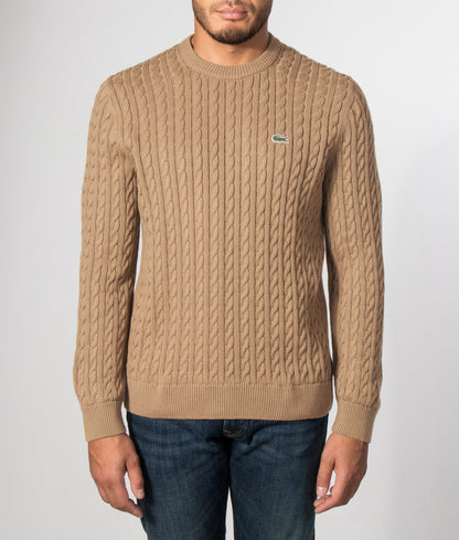 Regular Fit Cable Knitted Jumper