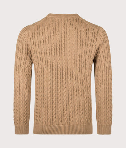 Regular Fit Cable Knitted Jumper
