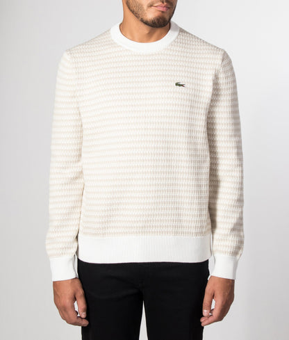 Regular Fit Stripe Knitted Jumper