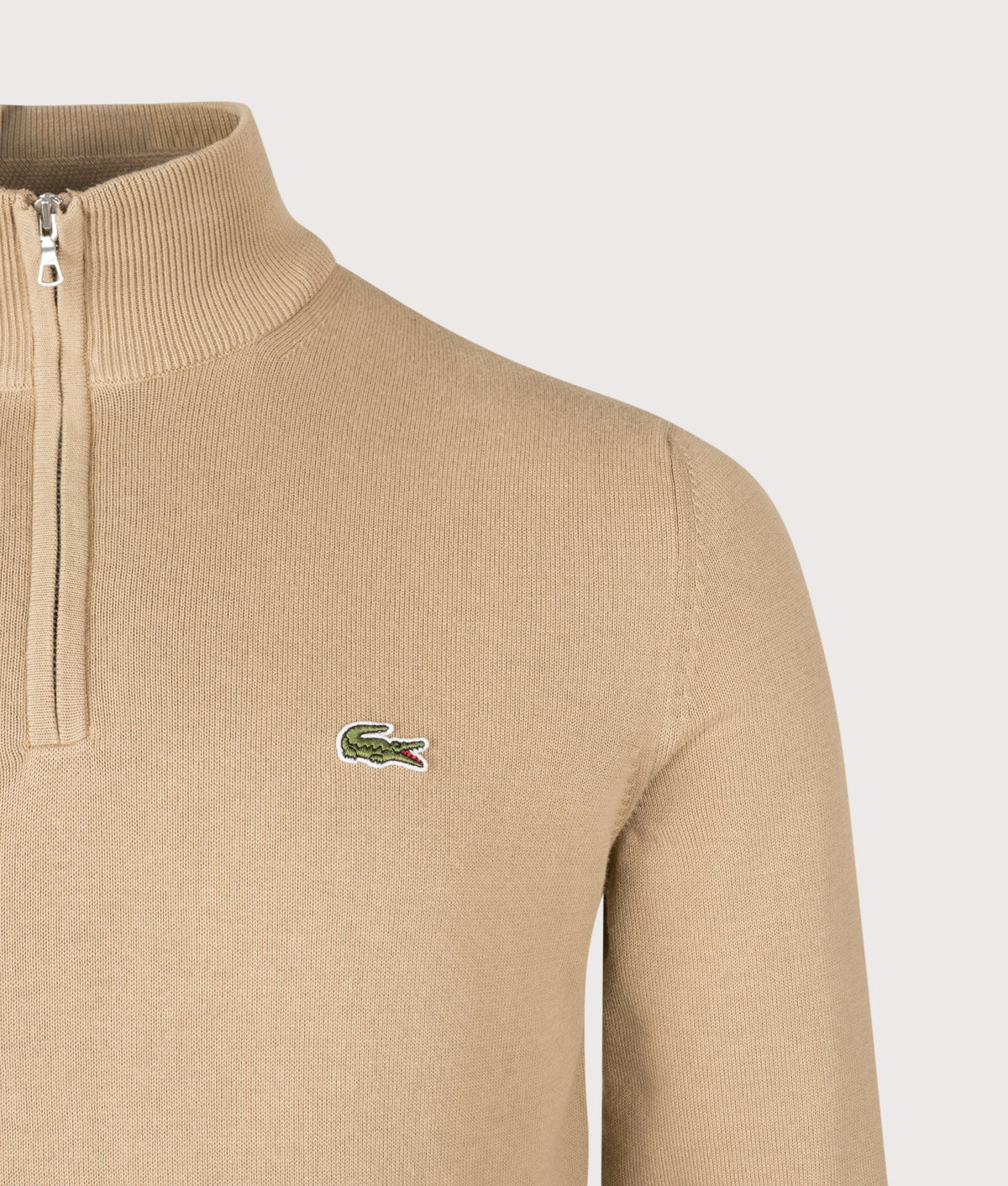 Regular Fit Quarter Zip Knit Jumper