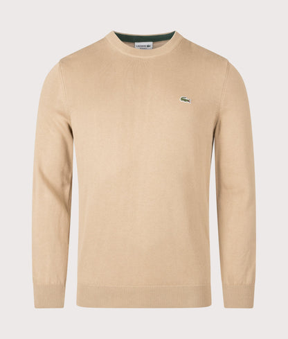 Regular Fit Croc Logo Knitted Jumper