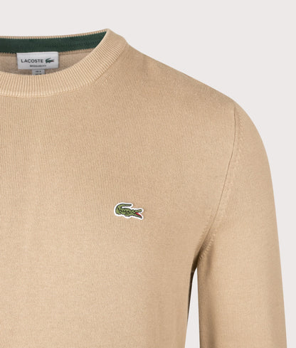 Regular Fit Croc Logo Knitted Jumper