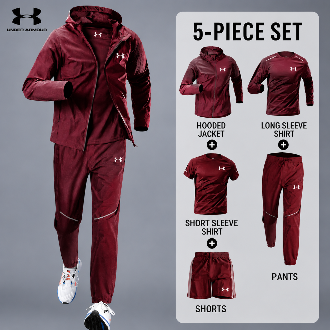 Premium five-piece casual suit