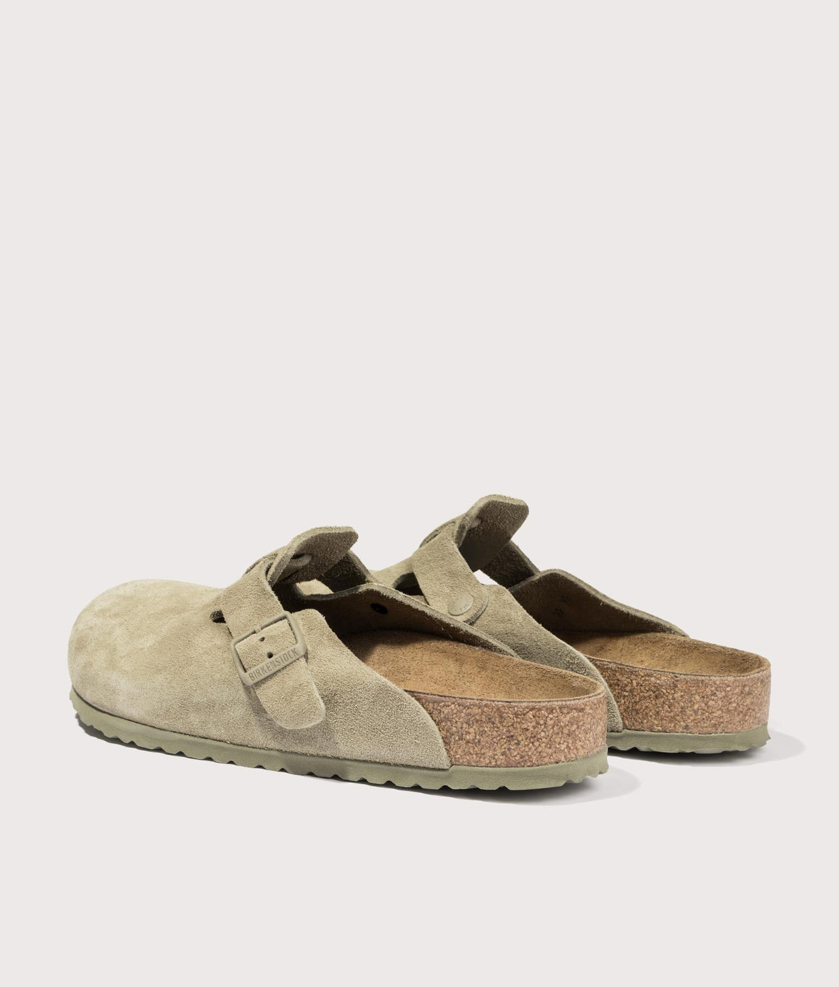 Boston Suede Leather Clogs