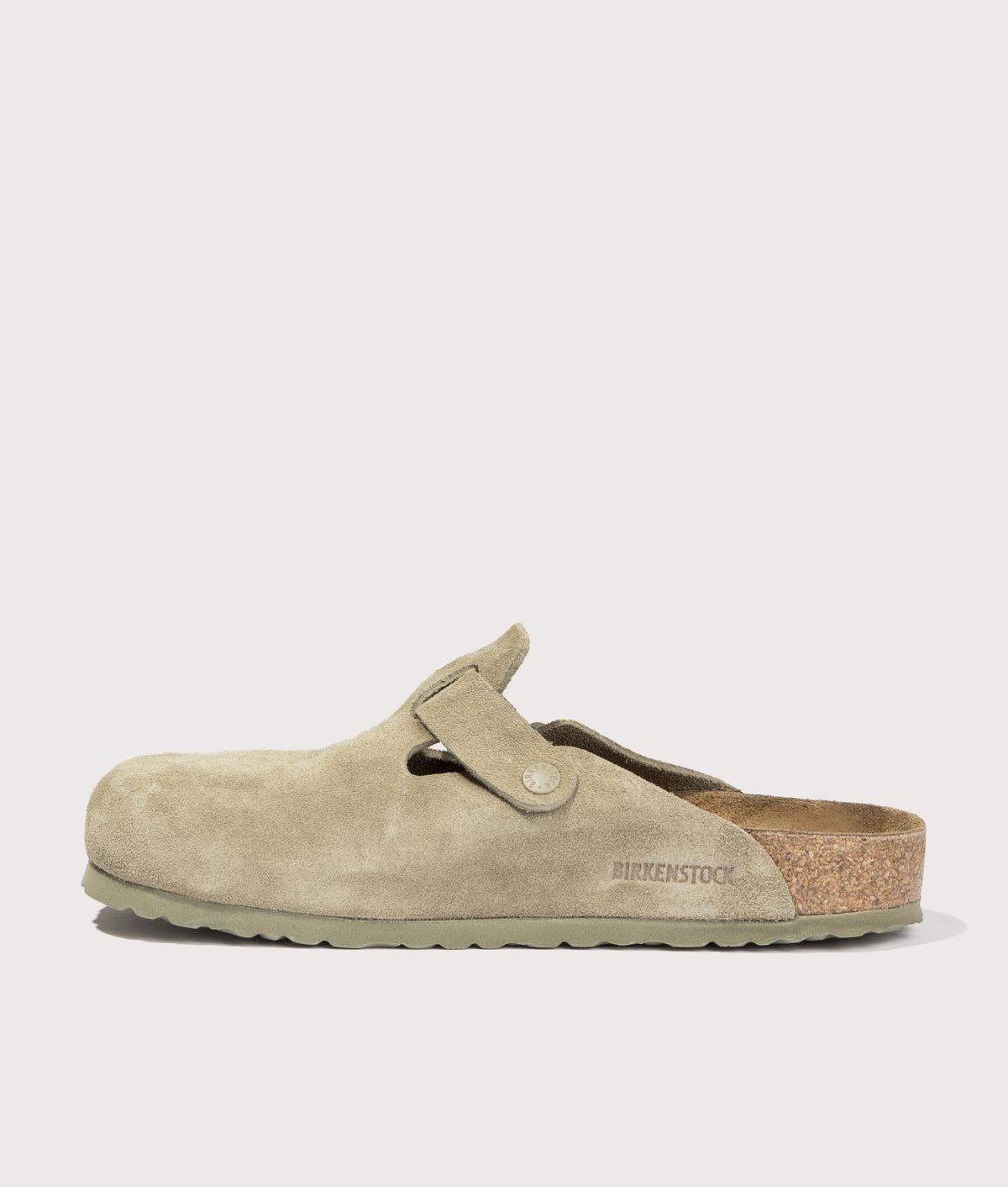 Boston Suede Leather Clogs